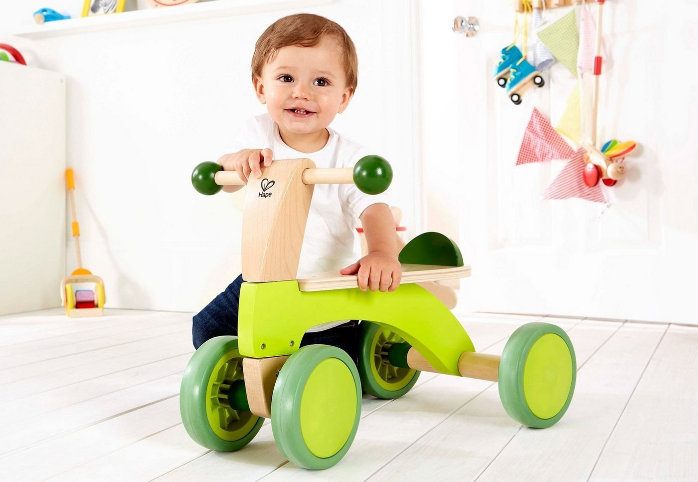Hape Rutscher Rutschrad, aus Holz Hape Rutscher Rutschrad, aus Holz von Hape
