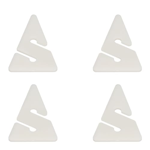 Hapivida 4 Stück Höhlentauch Linienmarkierungen, Leichte ABS Dreieckslinien Pfeile für Unterwasser Sicherheitsführungsseile (Leuchtendes Weiß) von Hapivida