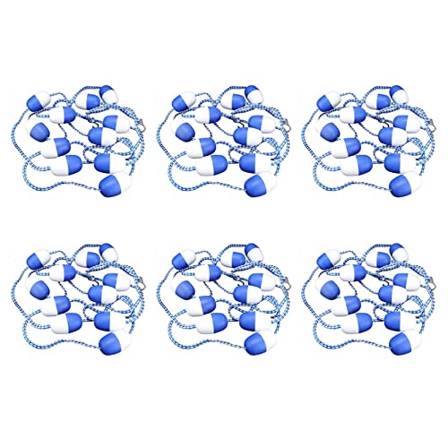 6 x 11 Bälle, 5 m Schwimmbad-Trennseil, Schwimmbad-Ausrüstung von Happlignly