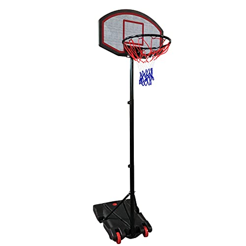 Happy Garden - Basketballkorb auf Standfuß, höhenverstellbar von 165 bis 205 cm von Happy Garden