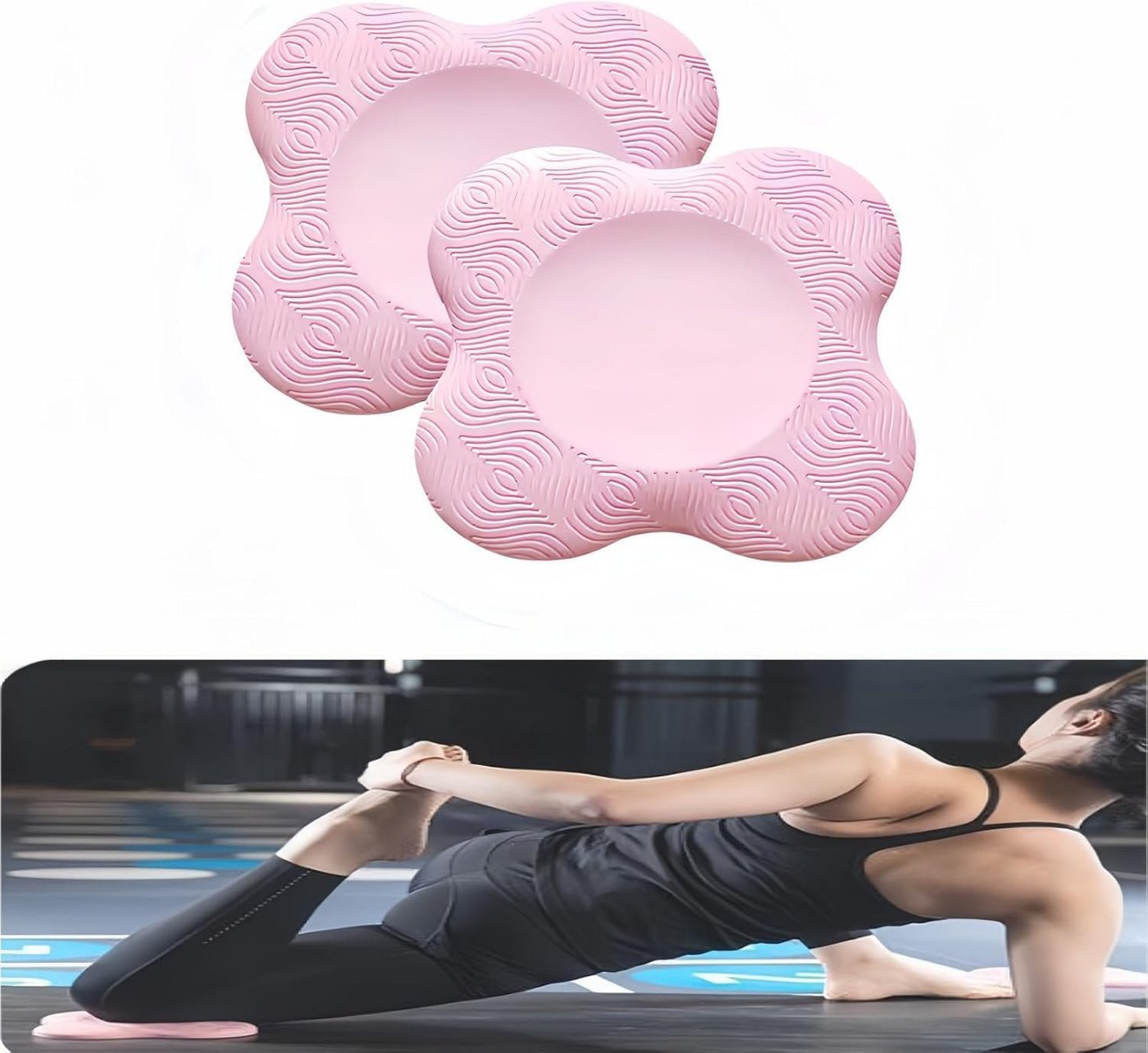 Happy Home Yogamatte Yoga Kniekissen - 2 PCS Rutschfestes Kniepolster für Yoga Happy Home Yogamatte Yoga Kniekissen - 2 PCS Rutschfestes Kniepolster für Yoga von Happy Home