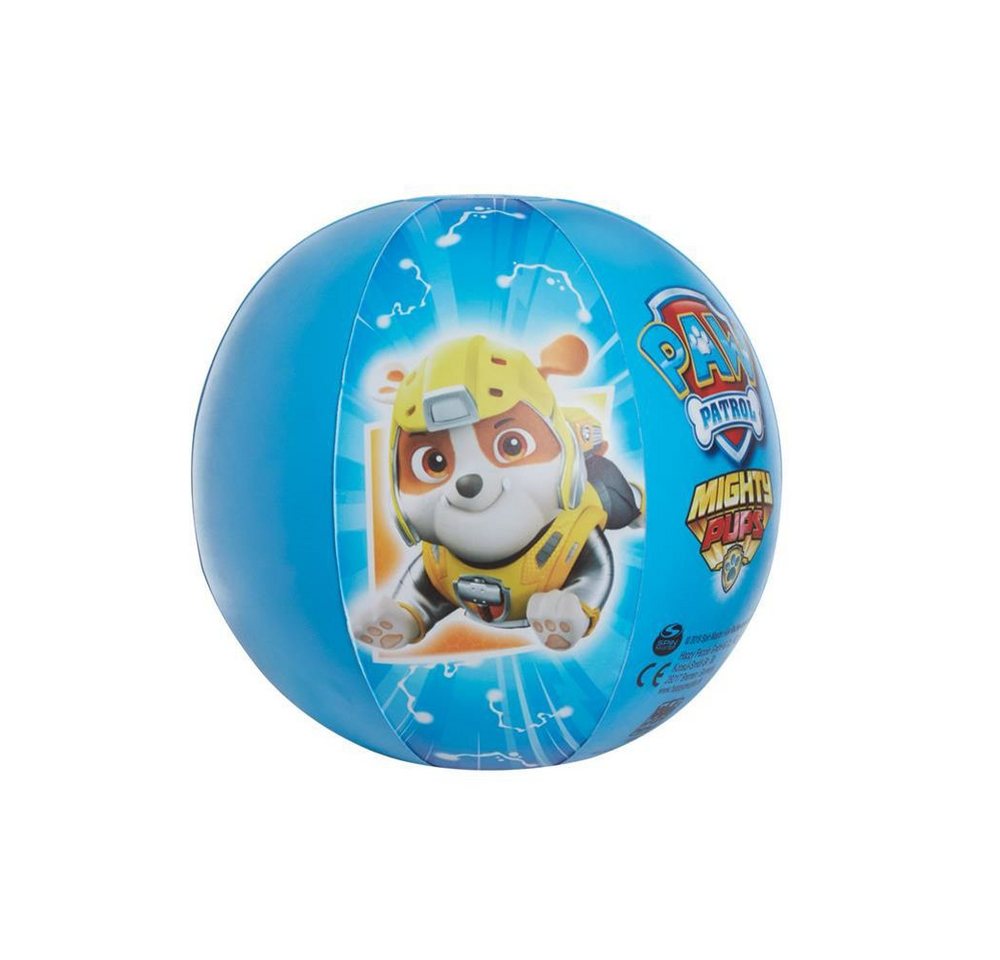 Happy People Wasserball Paw Patrol Standball, Paw Patrol Strandball 29 cm Blau Aufblasball von Happy People