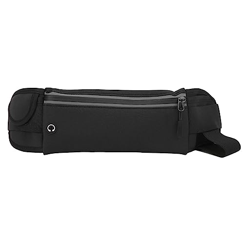 HappyFit Sport-Gürteltasche, ultradünn, wasserdicht, Multifunktions-Laufgürteltasche für Fitness-Marathon (Black) von HappyFit