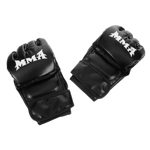 Happyyami 1 Paar Tragbare Kickboxhandschuhe Halbfinger Sparringhandschuhe Für Boxtraining Sporthandschuhe Für änner Und Frauen Ideal Für Fitness Und Kampfsport Mit Fitgriff Für von Happyyami