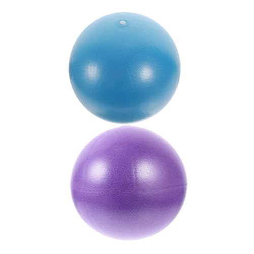 Happyyami 1 Satz Gymnastikball Pilates-Ball Fitnessball Balance-trainingsball Fitness Ball Pilates Ball Kleiner Trainingsball Schweizer Bälle Zum Trainieren Schlagball Yoga-bälle PVC 2st von Happyyami