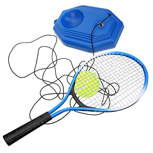 Happyyami 1 Set Tennistrainer Solo Tennis Rebound Ball Self Tennis Rebounder Bälle Raquette Badminton Spielset Tenis Niño Sports Tennisschläger Für Tennisübungen Haken Nylon von Happyyami