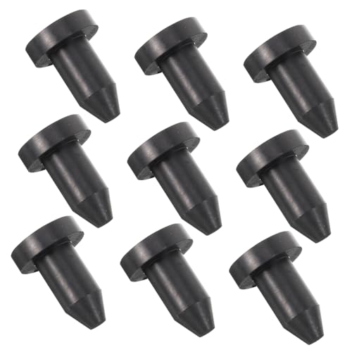 Happyyami 10St Kajak Zubehör Drain stoppers Ablassstopfen Boot Ablassschraube Kanu Ablassdichtung Kanu-Entwässerung Auto Schwimmbad Abfluss Lochstopfen für Kajaks Bootsversorgung Gummi Black von Happyyami