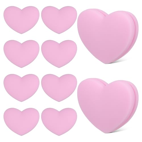 Happyyami 10pcs Tennis Racket Dampener Heart-Shaped Silicone Racket Shock Absorber Absorber Cute Tennis Accessories Happyyami 10pcs Tennis Racket Dampener Heart-Shaped Silicone Racket Shock Absorber Absorber Cute Tennis Accessories von Happyyami