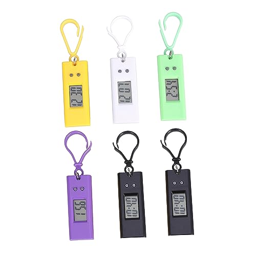 Happyyami 18 STK Schlüsselanhänger für elektronische Uhren Mini-Schlüsselanhänger Geschenke für Kinder schultüte zubehör schultüten zubehör Digitaluhr Schlüsselbund Elektronische Schüleruhr von Happyyami
