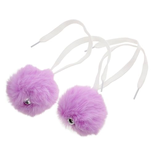 Happyyami 2 Stück Schlittschuhe Mit Glöckchen Rollschuh Zubehör Pompons Für Schlittschuhe Pompons Für Rollschuhe Schlittschuhe Schnürsenkel Bälle Für Rollschuh Schuhanhänger von Happyyami