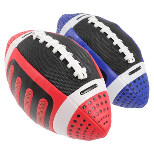 Happyyami 2St Rugby-Fußball fußball Jugend Fußball Kleiner Fußball für PU Material Fußball Sportlicher PU Fußball PU-Fußball trainieren Outdoor-Versorgung von Happyyami