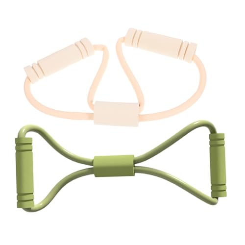 Happyyami Fitnessgeräte 2St Yoga-Fitnessgeräte Workout- Pilates-Rückenband Widerstandsbänder Übungsgurt Armübungsgeräte Sport Trainingsgeräte Hilfsstoffe Gummiband Nr von Happyyami