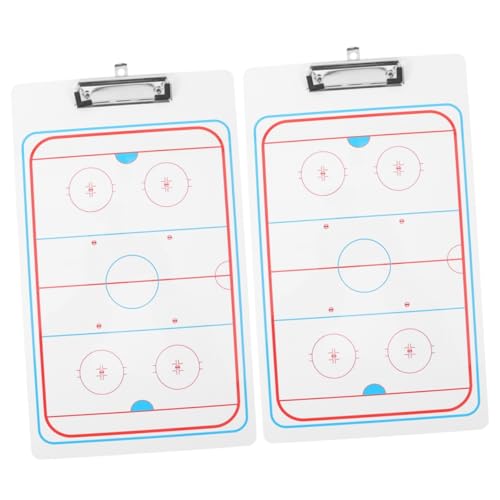 Happyyami 2st Taktisches Brett Basketball-whiteboard Planke Wettkampftafel Brett Für Spiel Trainertafel Für Das Spiel Wiederverwendbares Streichholz Spielbrett Hockeybrett Planungstafel PVC von Happyyami