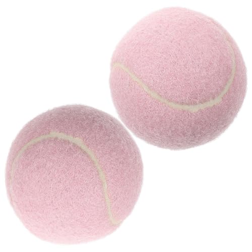 Happyyami 2st Tennisspielzeug Rosa Tennisball Tischtennisschläger Großes Tennis Tennisball-Picker Badmintonschlägerhülle Tennis-rebounder Tennisbälle Für Tennis-overgrip Gummi von Happyyami