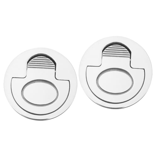 Happyyami 2st Zuglasche Für Yacht-Hardware Marine-Ring-lukenverriegelung Bündiger Zuggriff Versenkte Griffe Für Schränke Marine-einbaugriff Marine Zieht Schnalle Rostfreier Stahl Silver Happyyami 2st Zuglasche Für Yacht-Hardware Marine-Ring-lukenverriegelung Bündiger Zuggriff Versenkte Griffe Für Schränke Marine-einbaugriff Marine Zieht Schnalle Rostfreier Stahl Silver von Happyyami