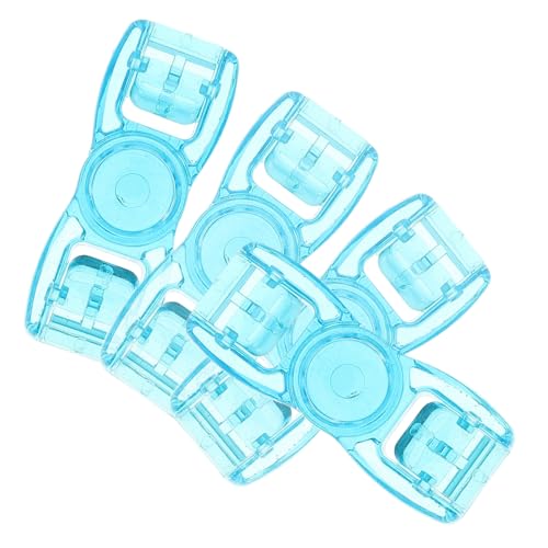 Happyyami 4 Stück Schwimmbrillenschnalle Schwimmen Zubehör Sonnenbrillenschnur Schwimmbrillen-clips Langhantelpolster Einstellknopf Für Schwimmbrille Brillenkette Schauspiel Plastik Sky-blue von Happyyami