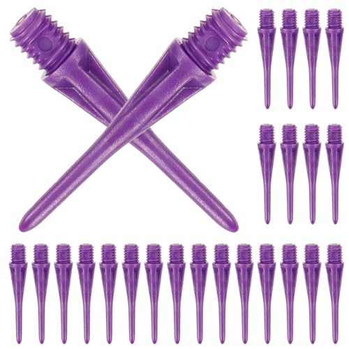 Happyyami 50 Stück Weicher Dartkopf Borste Trinkgeld gegeben langlebige Spitze Flechette Stiele Dartpfeil Spitzen ersatzspitzen Darts Flight Flugköpfe praktische Nadeln Plastik Violett Happyyami 50 Stück Weicher Dartkopf Borste Trinkgeld gegeben langlebige Spitze Flechette Stiele Dartpfeil Spitzen ersatzspitzen Darts Flight Flugköpfe praktische Nadeln Plastik Violett von Happyyami