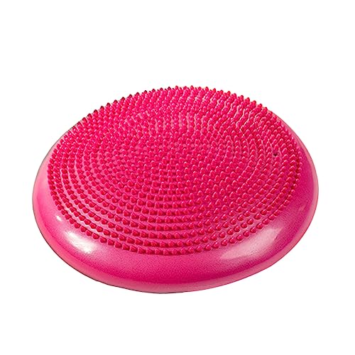 Happyyami Aufblasbares Wackelkissen Extra Dickes Balance Disc Sitzkissen Pink Zur Verbesserung Der Rumpfstabilität Und Linderung Von Rückenschmerzen Ideal Für Gymnastik Und Yoga von Happyyami