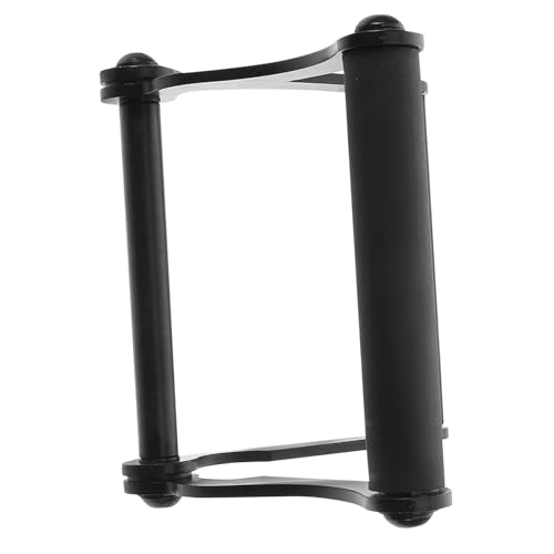 Happyyami Ausrüstung zurückziehen krafttraining zubehör Stahlgriff für Latzug Verstellbarer Latzuggriff Ergonomischer Latzuggriff Latzugbefestigung LAT-Pulldown-Maschinen Reihe Trizeps Black von Happyyami