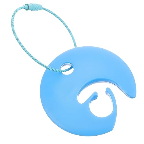 Happyyami Ballonstäbchen Disc-Clip Discgolf-Fahrer Spieler Plattenträger Outdoor-Flying-disc- Distanzscheibe Mini Wiederverwendbar Ausrüstung Auto Wasser Haustier Halter Blue Sport von Happyyami