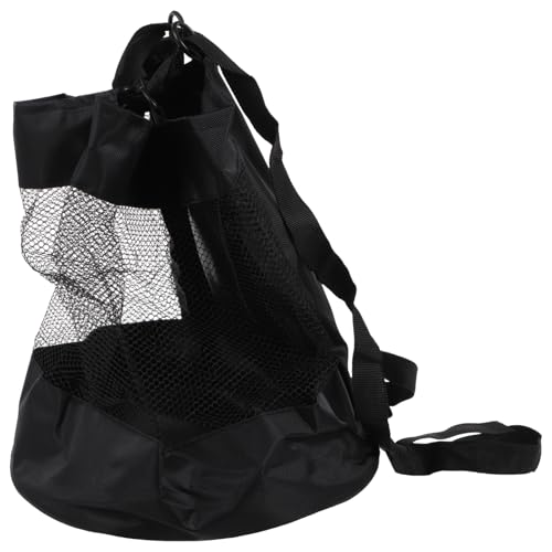 Happyyami Balltasche Basketball Bag gepäckträger Rucksack Gymsack sırt çantası APC Bag sportbag Taschen Basketballhalter für Bälle Volleyball-Trainingsgeräte Bettwäsche aus Baumwolle Black von Happyyami