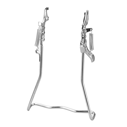 Happyyami Bodenständer Sportfahrradständer Parkständer Offroad-Zubehör Seitenständer -Ständer Stand Indoor fahrradständer Innenraum fahrradträger Parkhalter Fahrrad lagerregal Silver von Happyyami