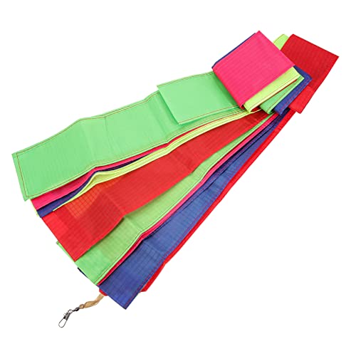 Happyyami Drachenschwanz Taschendrachen Drachendrachen Regenbogenschwanz Regenbogenwirbel Streamer Drachenrohrschwanz Bänder Drachenpapier Schwebender Chemiefasertuch von Happyyami