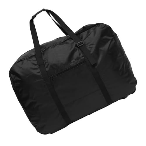 Happyyami Fahrrad Aufbewahrungstasche Fahrradsitz Faltbare Fahrradtragetasche Fahrradtasche Fahrradständer Fahrradversorgung Fahrradaufbewahrungsfahrrad Fahrrad Transportkoffer Nylon Black von Happyyami