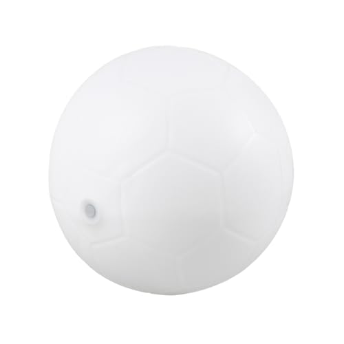 Happyyami Fußballmalerei Fußball Kinderfußball Sportball Tischfußballspiel Zubehör Fußbälle Ersatz Wohltätigkeitsfußball Übungsbälle PVC Weiß von Happyyami