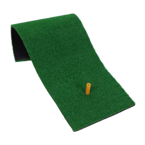 Happyyami Golfschwungmatte Golfmatte Golfzubehör Golfschlagmatte Golf-Putting-übungsnetz Golfübungs-rasenmatte Simulator Bucket-Golf Golf-Chipping-Spiel Golf-trainingsmatte Green Plastik von Happyyami