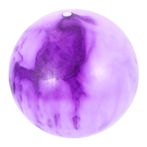 Happyyami Gymnastikball Für Den Täglichen Gebrauch Fitnessstudio Tragbarer Gymnastikball Yoga-versorgung Yoga-gleichgewicht Trainingsgeräte Massageball Hummelkugel Spielzeugball PVC Violett von Happyyami