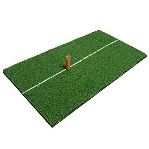 Happyyami Indoor Golf Übungsmatte 30x60cm rutschfeste Golf Schlagmatte Für Zuhause Büro Und Outdoor Praktische Swing Matte Mit Tee Für Effektives Training von Happyyami