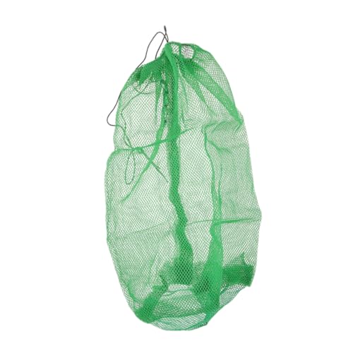 Happyyami Netztasche Fischernetze Krabbennetz Fischhalternetz Ausziehbares Fischernetz Hummernetz Schlangenfangnetz Fliegenfischernetz Fischernetzhalter Muschelbeutel Ködernetz Green Nylon von Happyyami