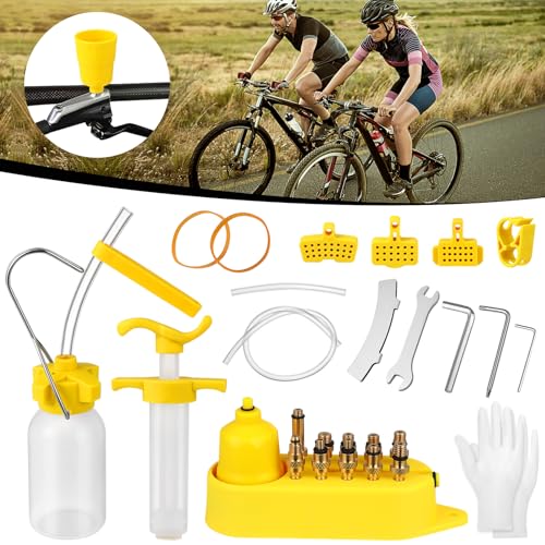 Happyyami Öl-Entlüftungsset Öl-Mineral-Füllwerkzeuge Reparaturwerkzeuge Für Fahrradbremsen Mineralöl-Bremsflüssigkeit Für/Rennrad-Bremse von Happyyami