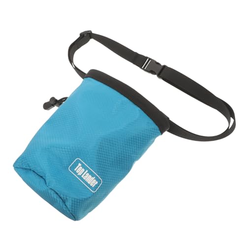 Happyyami Outdoor Kletterkreidebeutel Großer Magnesiabeutel Für Bouldern Und Gymnastik Anti Rutsch Lagerung Hüfttasche Mit Einstellbarem Gürtel Und Karabinerclip von Happyyami