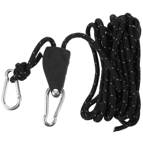 Happyyami Reflektierendes Nylon Zeltseil 15 Verschleißfestes Winddichtes Abspannseil Für Camping Garten Und Zelte Inklusive Seilspanner Für Optimale Stabilität von Happyyami