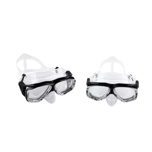 Happyyami Schwimmmaske für Erwachsene Schwimmbrille klare Gesichtsmaske Kinderbrille Tauchmaske apnoetauchen freitauchen Taucherbrille Wassertauchausrüstung Tauchzubehör für Erwachsene von Happyyami