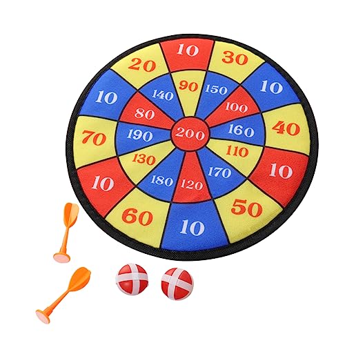 Happyyami Selbstklebende Filz Dartboard Set Für 28CM Indoor Und Outdoor Spiel Flocking Zielscheibe Für Sicheres Ideal Für Freizeitaktivitäten Und Sport von Happyyami