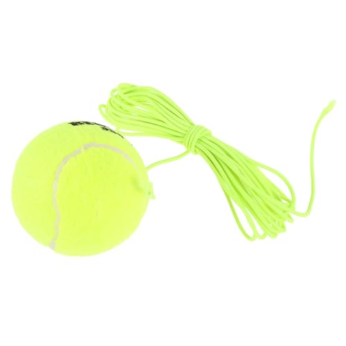 Happyyami Tennistrainer Tennisballtrainer Tennisbälle Üben Übungsseile Übungsseile Für Zu Hause Tennisbälle Für Wanderer, Vorgeschnitten Trainingsgerät Für Den Tennisaufschlag Yellow Wolle von Happyyami