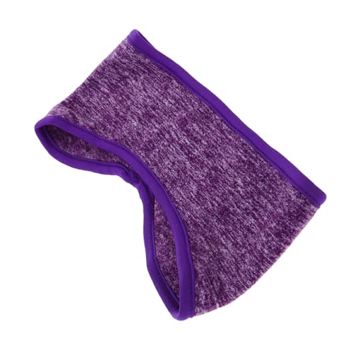 Happyyami Warmes Stirnband Für Den Außenbereich Winter-Ohr-Stirnband Trainingsstirnbänder Für Frauen Laufbekleidung Damen Ohrenwärmer Stirnband Laufzubehör Für Damen Polarfleece Violett von Happyyami