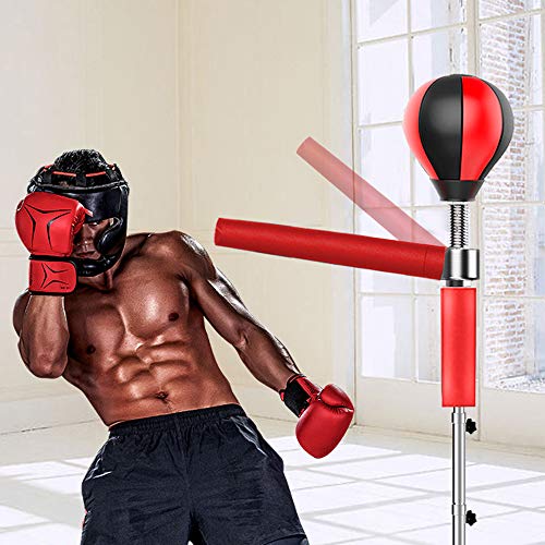 HarBin-Star Boxsack mit Punchingball Fitness Boxsack Punchingball Set Freistehender Standboxsack Solide Set Höhenverstellbarer Boxing Trainer Heavy Duty HarBin-Star Boxsack mit Punchingball Fitness Boxsack Punchingball Set Freistehender Standboxsack Solide Set Höhenverstellbarer Boxing Trainer Heavy Duty von HarBin-Star