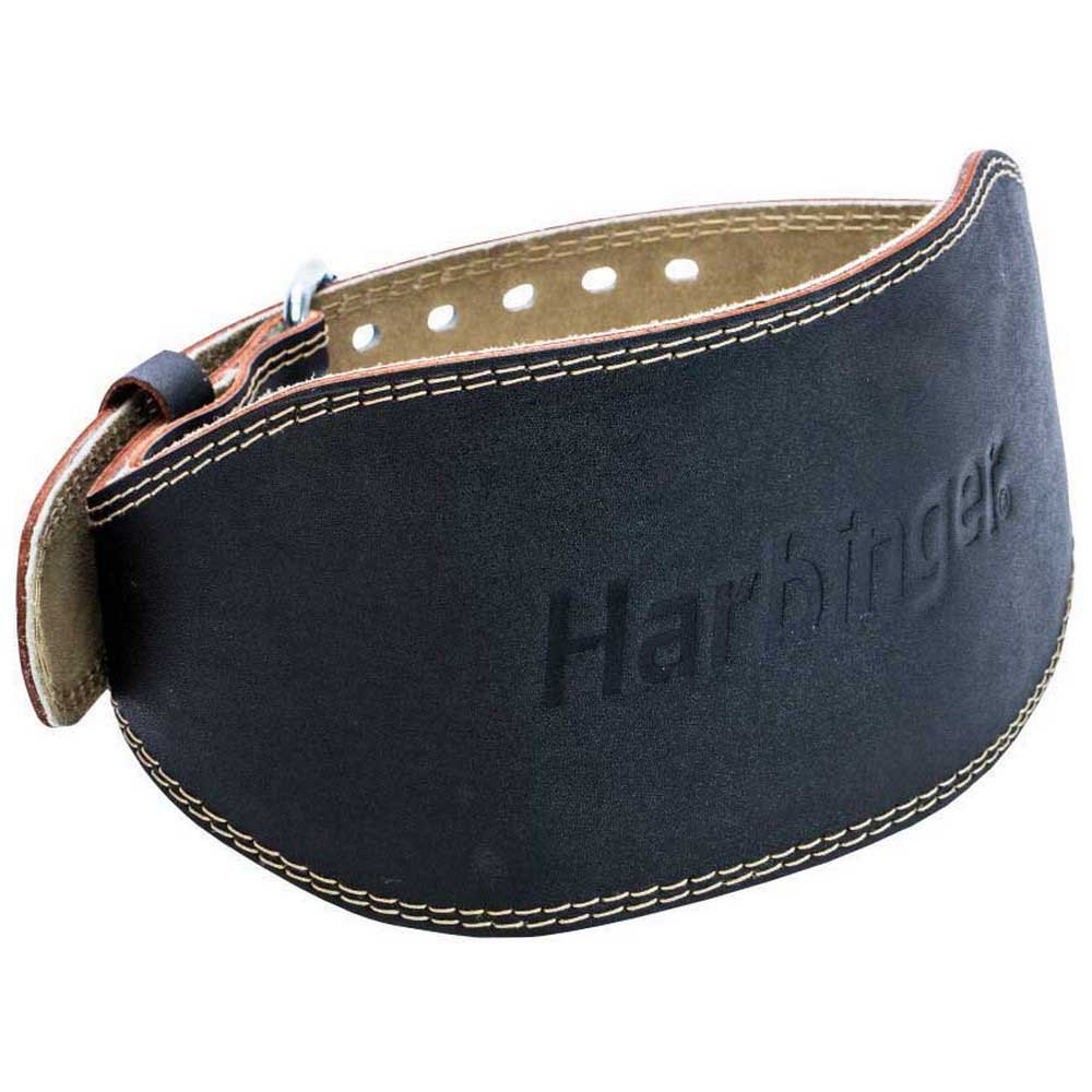 Harbinger 6´´ Leather Weight Lifting Belt Schwarz S von Harbinger