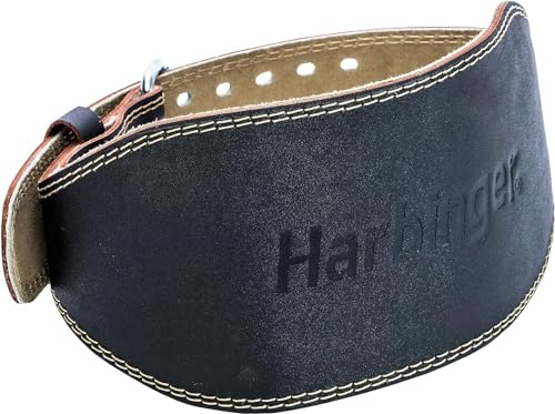 Harbinger Gewichthebergürtel, Gepolsterter Ledergürtel für Mehr Komfort Beim Krafttraining, Schwarz Harbinger Gewichthebergürtel, Gepolsterter Ledergürtel für Mehr Komfort Beim Krafttraining, Schwarz von Harbinger