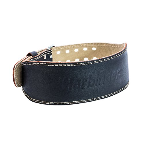 Harbinger Gewichthebergürtel, Gepolsterter Ledergürtel für Mehr Komfort Beim Krafttraining, Schwarz Harbinger Gewichthebergürtel, Gepolsterter Ledergürtel für Mehr Komfort Beim Krafttraining, Schwarz von Harbinger