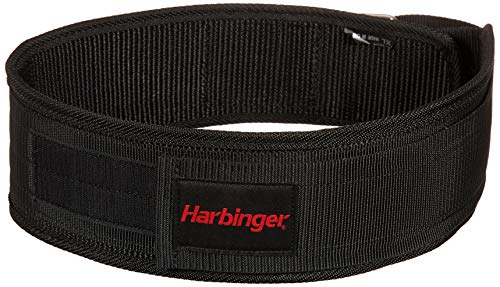 Harbinger Nylon Gewichthebergürtel für Gewichtheber, 4 Zoll, Fitness Krafttraining, Schwarz,Large Harbinger Nylon Gewichthebergürtel für Gewichtheber, 4 Zoll, Fitness Krafttraining, Schwarz,Large von Harbinger