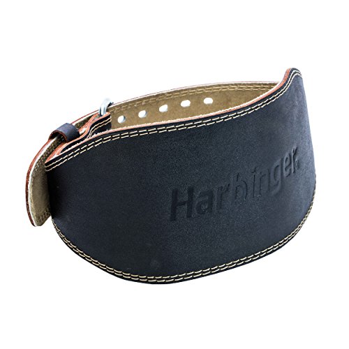 Harbinger Gewichthebergürtel, Gepolsterter Ledergürtel für Mehr Komfort Beim Krafttraining, Schwarz Harbinger Gewichthebergürtel, Gepolsterter Ledergürtel für Mehr Komfort Beim Krafttraining, Schwarz von Harbinger