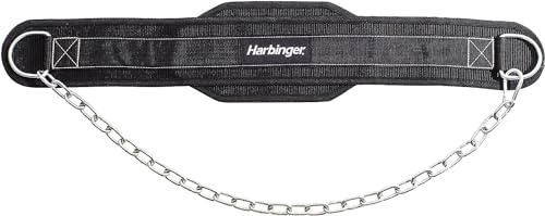 Harbinger Unisex-Erwachsene 28900 Polypropylene Dip Belt Gürtel, schwarz, One Size Fits Most von Harbinger