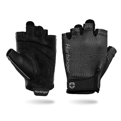 Harbinger Pro Gloves 3.0 – Hochleistungs-Trainingshandschuhe, verbesserte Griffigkeit, atmungsaktiv, 4-Wege-Stretch, verstellbarer Handgelenkverschluss, Damen von Harbinger