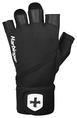 Harbinger Pro Wristwrap 2.0 Handschuhe für Gewichtheber, Unisex, Schwarz, X-Large Harbinger Pro Wristwrap 2.0 Handschuhe für Gewichtheber, Unisex, Schwarz, X-Large von Harbinger