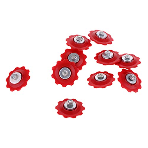 Harilla 10 Schalträdchen Aus, Stahl, 10 Zähne, Abgedichtete Lager, Schalträdchen, Hintere Schaltröllchen für, Mountainbike, MTB, BMX, rot Harilla 10 Schalträdchen Aus, Stahl, 10 Zähne, Abgedichtete Lager, Schalträdchen, Hintere Schaltröllchen für, Mountainbike, MTB, BMX, rot von Harilla